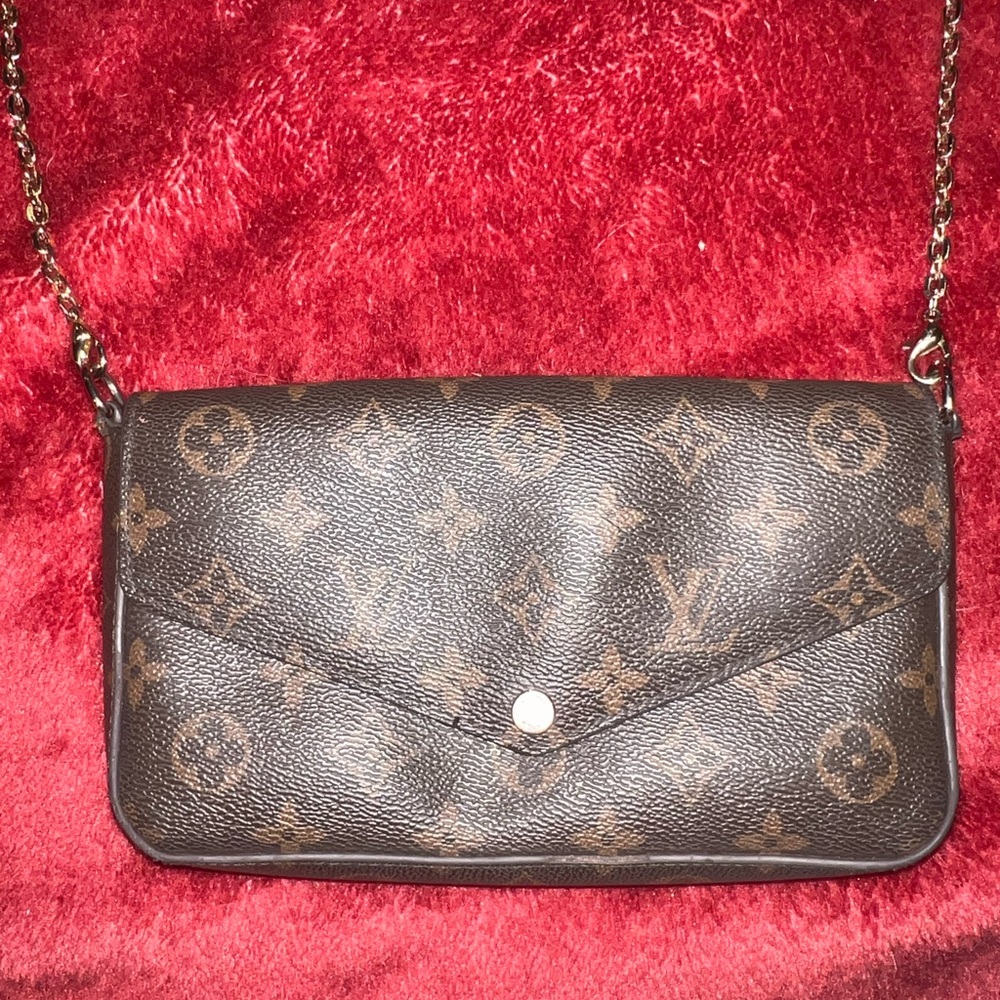Classic Louis Vuitton Design “Félicie Pochette”(mint condition)